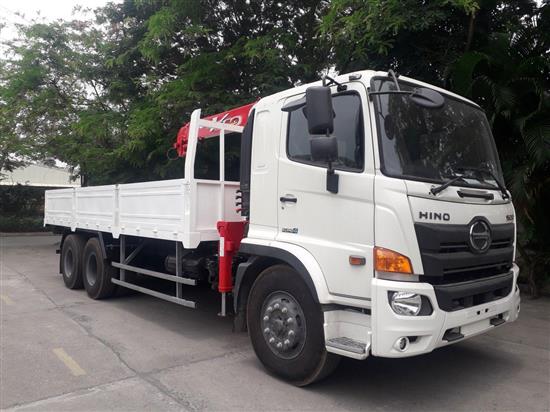 Xe tải hino gắn cẩu unic 3 tấn 4 đốt