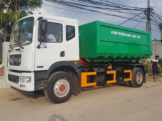 Xe chở rác thùng rời 14 khối Dongfeng