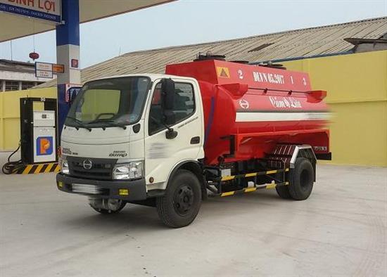 Xe chở xăng dầu 6 khối Hino 03 Khoang - Đời 2020