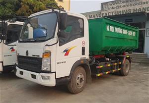 Xe chở rác rời 9 khối Howo