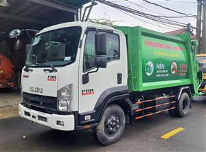 Xe cuốn ép rác 9 khối Isuzu