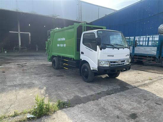 Xe cuốn ép rác 6 khối HINO - Đời 2012