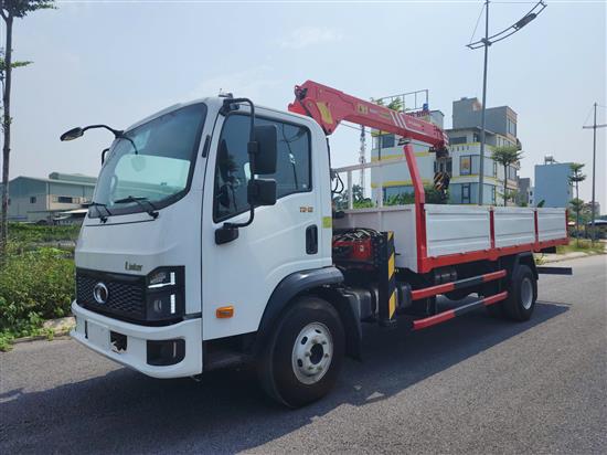 Xe tải thaco gắn cẩu palfinger 3 tấn 4 đốt - Đời 2025