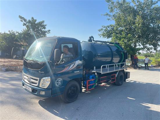 Xe hút chất thải 4 khối Thaco - Đời 2015